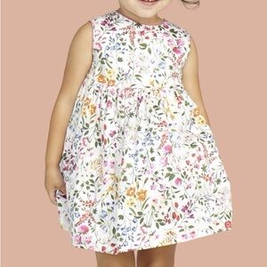 Oscar De La Renta Floral Sleeveless Dress 24 Month Beautiful